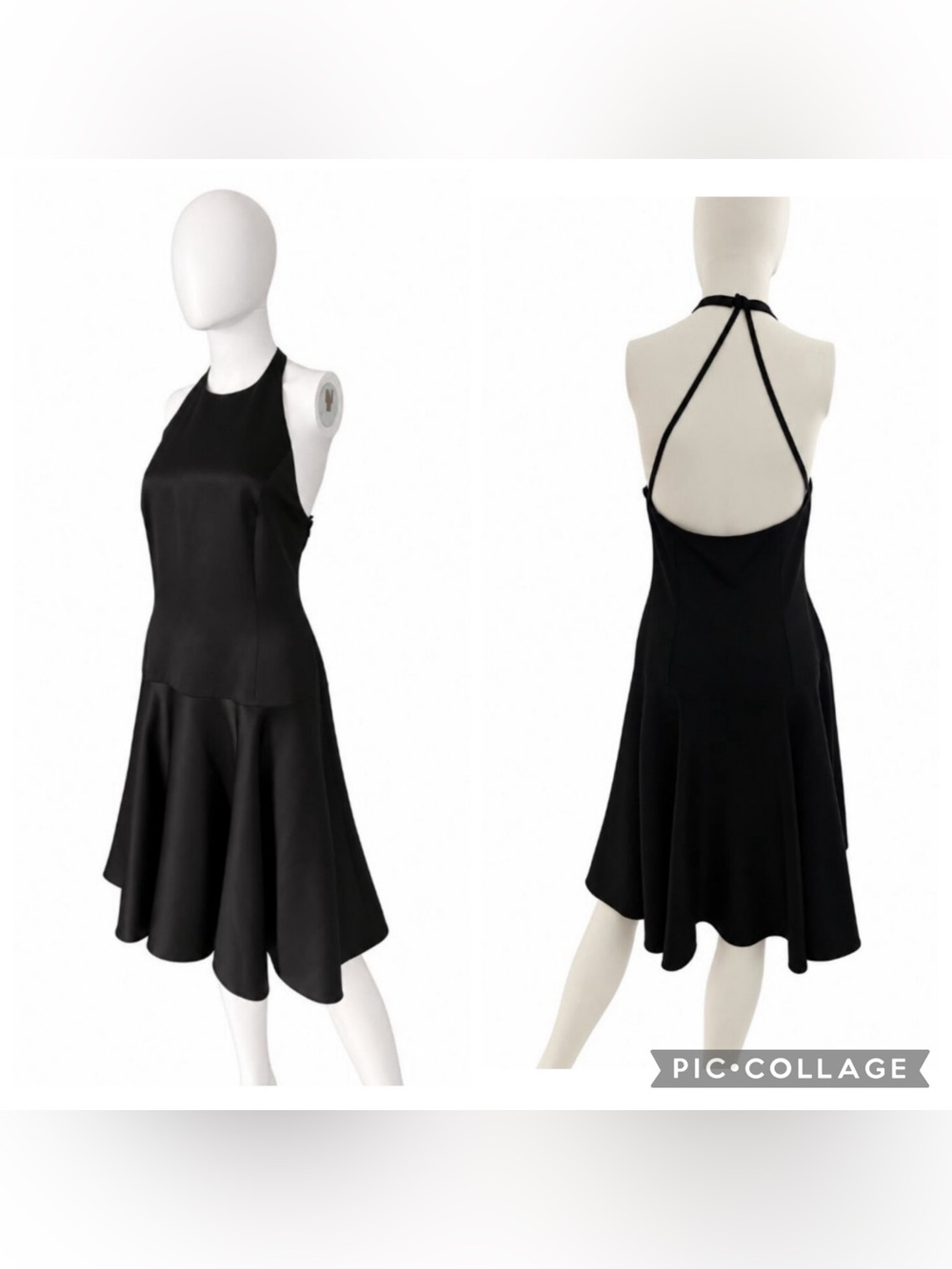 Ralph Lauren Collection High Neck Racer Back Flounce Dress 10